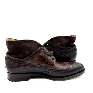 Magnanni | Shoes | Magnanni Mens Colas Brown Wingtip Leather  display picture 2